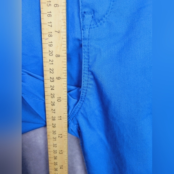 Curve‎ Appeal Tummy Tuck Capri Pants Women's 16/33 Blue Stretch Slim Leg Casual - Picture 8 of 10